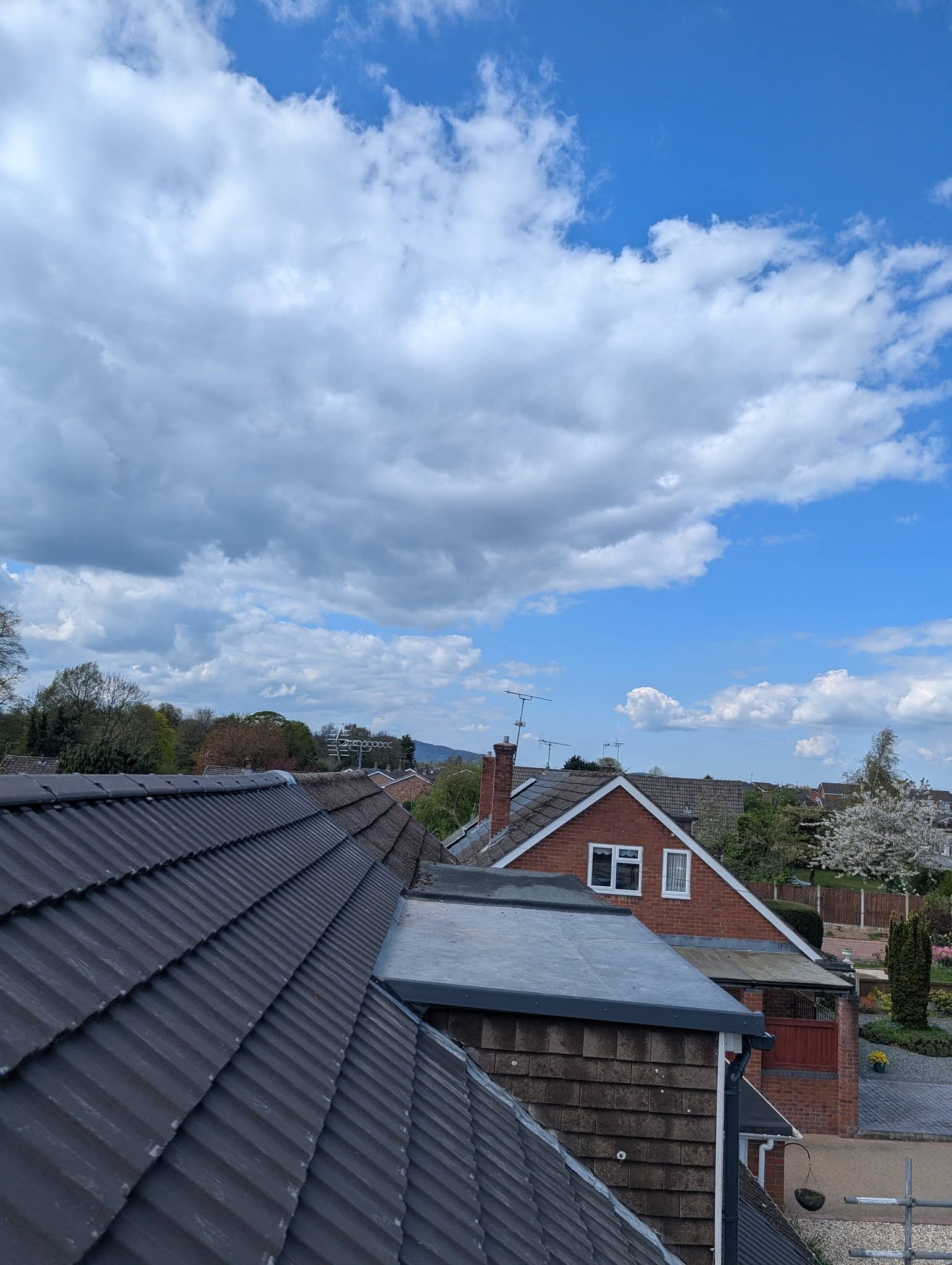 Dormer roof finished in EPDM rubber, Borras, Wrexham