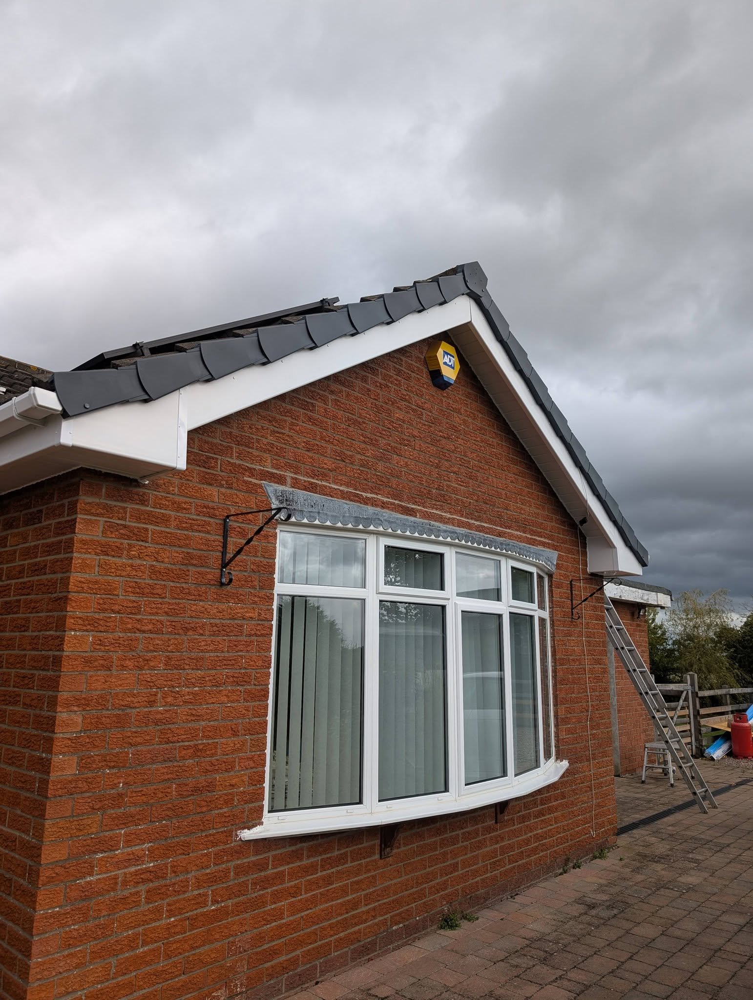 New fascia gable end, Wrexham