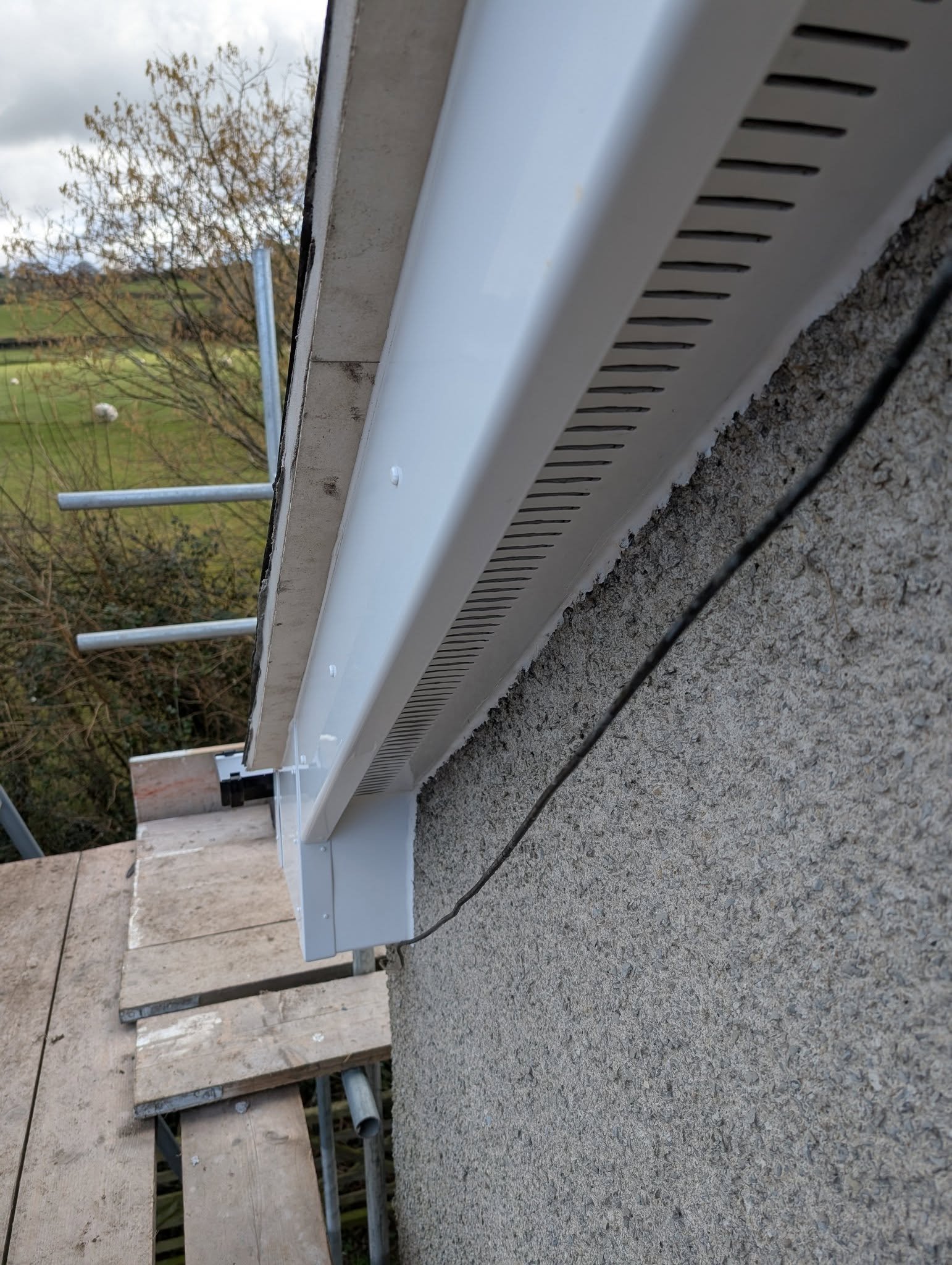 New fascia and soffit installation, Ruthin